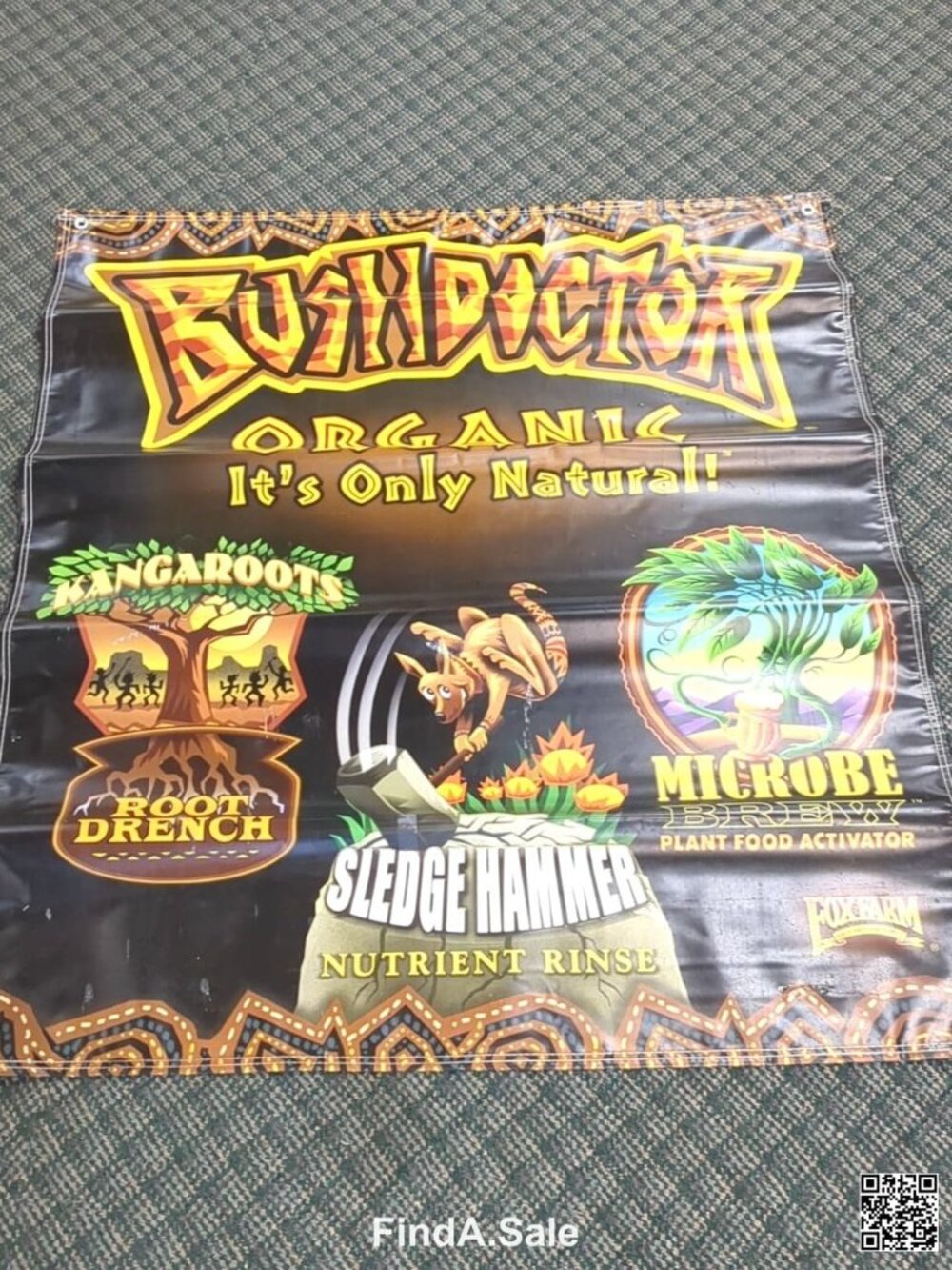 FoxFarm Bush Doctor product line Banner Large 40 x 47